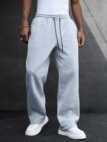 SLATEMANN Pantalones Joggers para Hombre - Gris - Ver 5