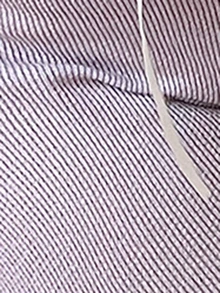 Slumberry CURVE Plus Size Lace Patchwork Bow Decor Top & Pants Pajama Set - Dusty Purple - View 7