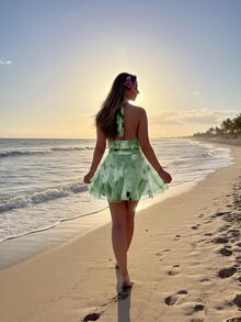 Auralis Vestidos Tallas Grandes - Verde - Ver 3