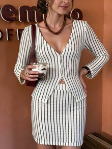 Flora Isola Flora Isola Women Two-Piece Outfits - Apricot - View 3