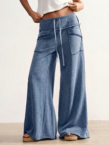 Bohemela Women Pants - Blue - View 1
