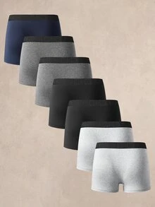 EverLounge Herrars enkla och bekväma boxerkalsonger (7-pack) - Multifärgad - Visa 2