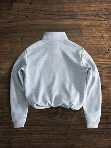 SWAVVY Men Sweatshirts - Light Grey - View 2