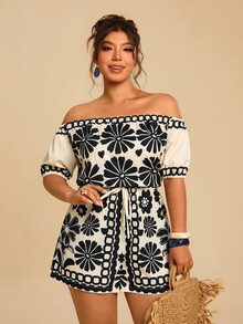 Travachic Plus Size Jumpsuits - Multicolor - View 6