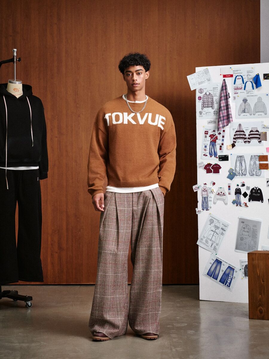 TOKVUE Jerseys para Hombre - Marrón - Ver 1
