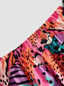 Chillnights Tiger & Floral Print Sleep Pants - Multicolor - View 3