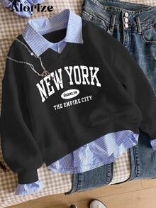 Tween Girls Sweatshirts - Black - View 1