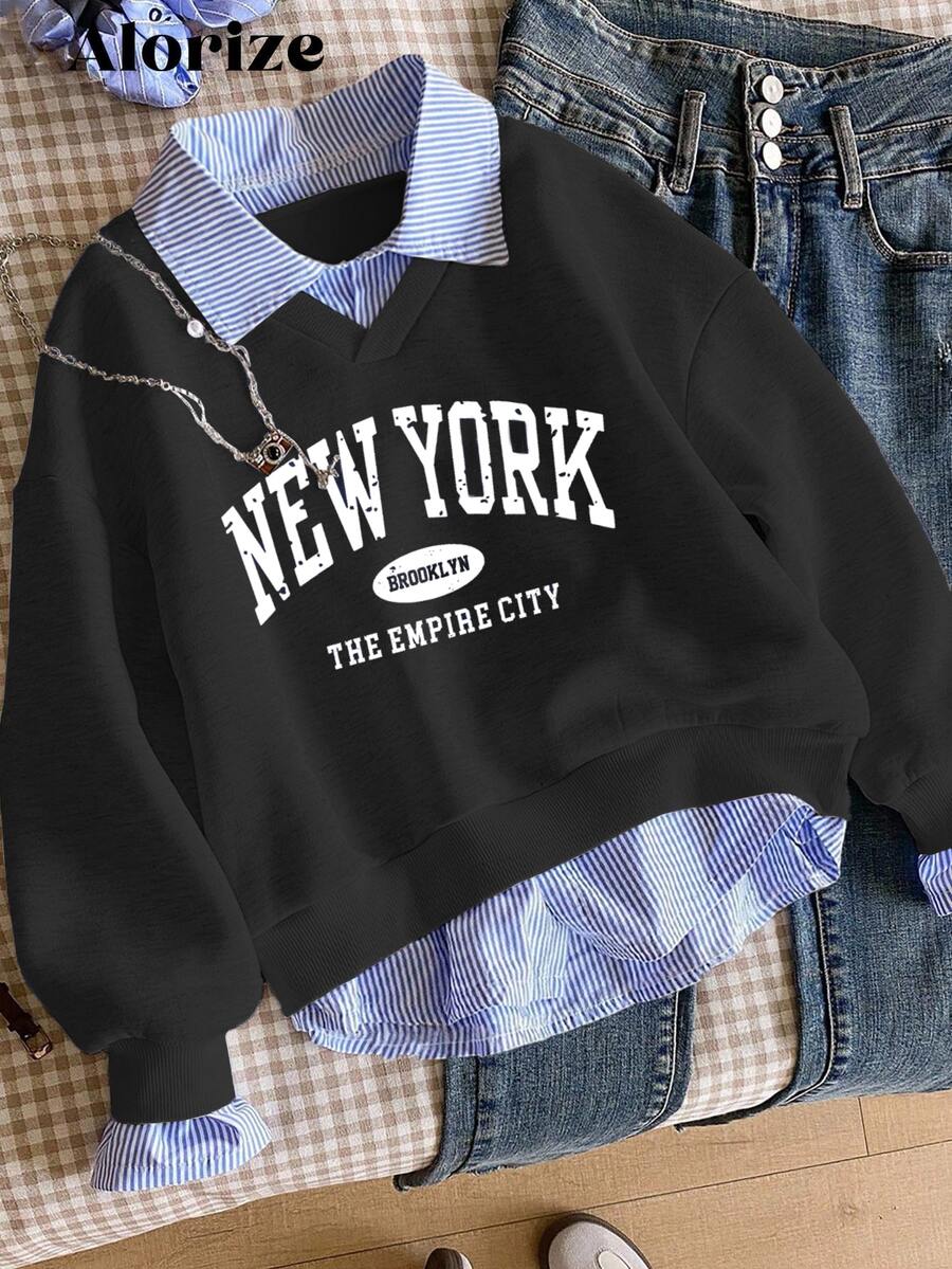 Tween Girls Sweatshirts - Black - View 1
