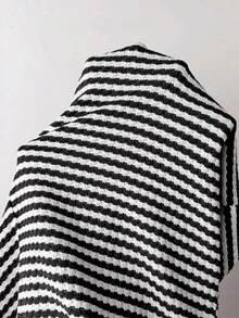 SHEIN PETITE 女士兩件套 - 黑與白 - 查看 10
