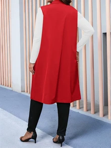 EMERY ROSE Mantel Große Größen - Rot - Übersicht 2