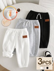 SHEIN Vintaside Kids 嬰童（男）下裝 - 彩色 - 查看 3