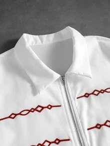 ROMWE MEN Men Shirts - Grey - View 4