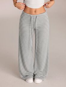 SHEIN PETITE Women Pants - Dark Grey - View 4