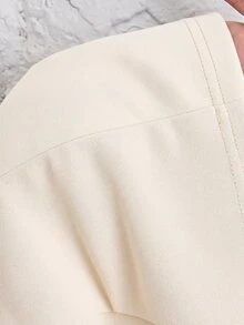 SHEIN PETITE 女士西裝外套 - 杏色 - 查看 8