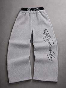 Coolqubz Teen Boys Sweatpants Autumn Winter - Light Grey - View 3