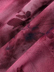SHEIN MOD 紮染蝴蝶印花掛脖洋裝 - 酒紅色 - 查看 4