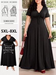SHEIN CURVE+ Vestidos Tallas Grandes - Negro - Ver 1