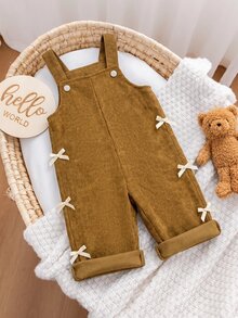 SHEIN Monos de Bebé Niña - Caqui - Ver 7