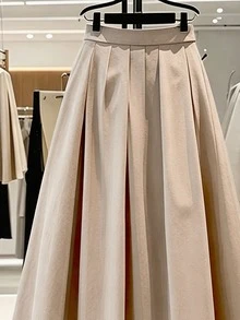 Franclia Women Skirts - Khaki - View 3