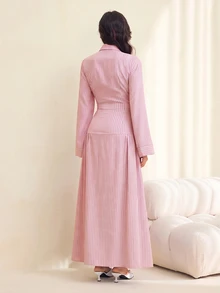SHEIN Tall 女式長裙 - 粉色 - 查看 2
