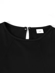 SHEIN 青少年（女）洋裝 - 黑色 - 查看 3