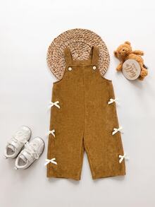 SHEIN Monos de Bebé Niña - Caqui - Ver 6