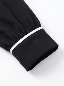 Balvessa Fall Clothes FOR WomenWomen Blouses & Shirts - Black and White - View 6