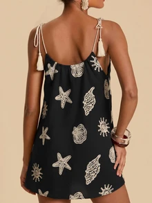 Travachic Women Cover Ups Swimsuits Bathing - Black - View 2
