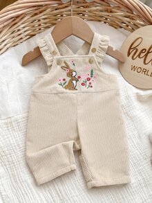 SHEIN Newborn Baby Jumpsuits - Beige - View 6