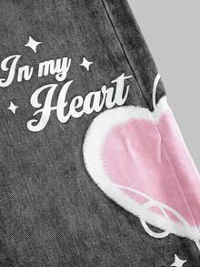 Tween Girls Jeans - Black - View 4