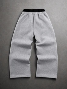 Coolqubz Teen Boys Sweatpants Autumn Winter - Light Grey - View 2