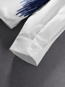 ROMWE MEN Men Shirts - Blue - View 3
