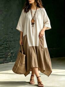 Linhara CURVE Plus Size Dresses - Multicolor - View 1