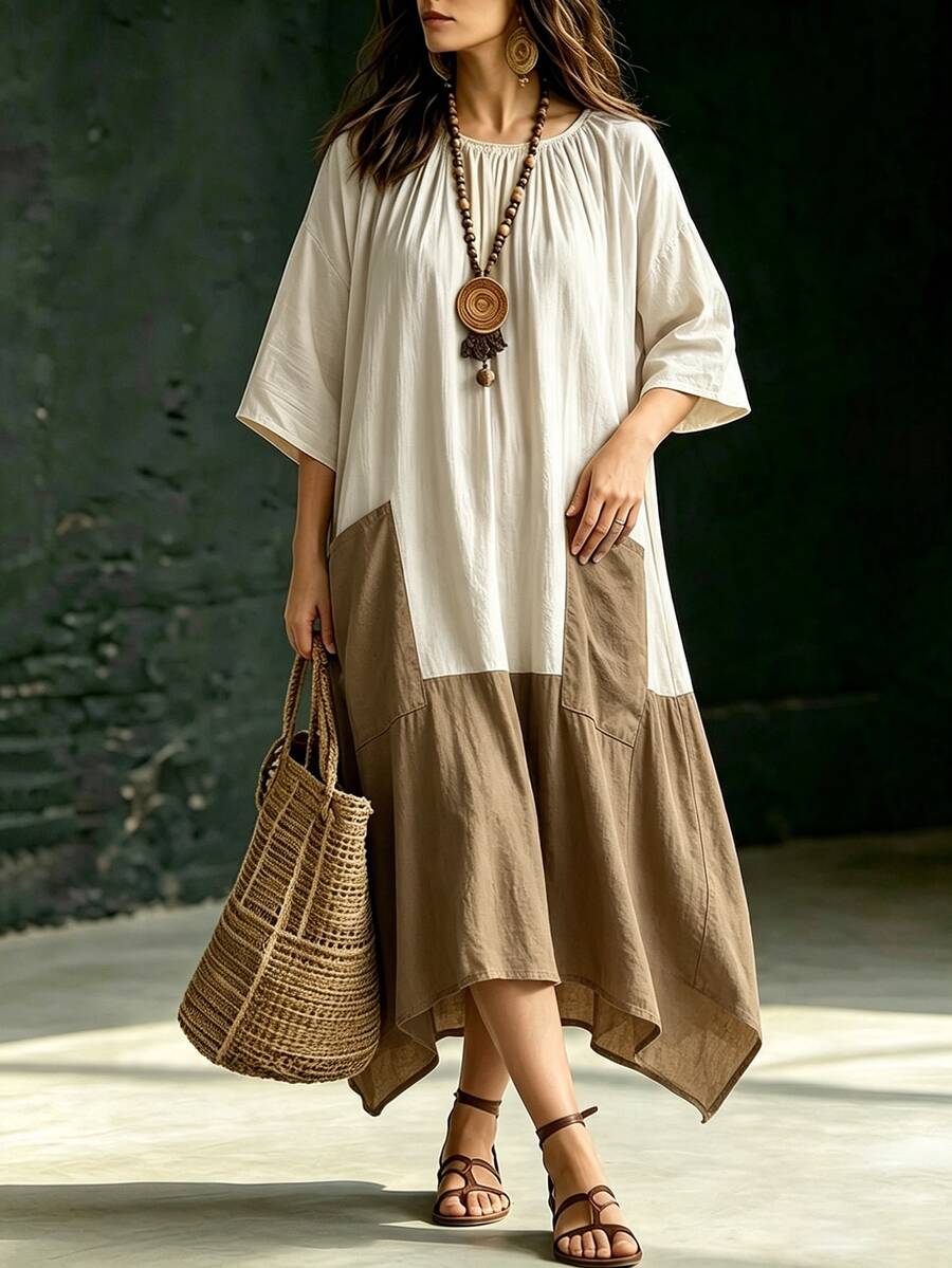 Linhara CURVE Plus Size Dresses - Multicolor - View 1