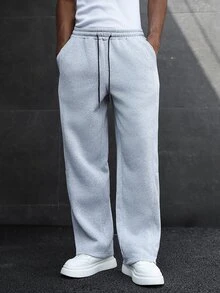 SLATEMANN Pantalones Joggers para Hombre - Gris - Ver 4