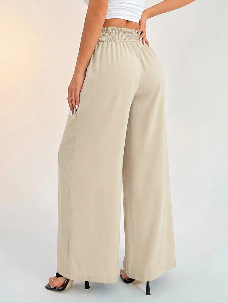 SHEIN PETITE Pantalones de Mujer - Albaricoque - Añade 2