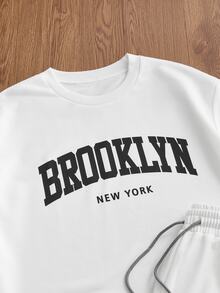NORVETH Men T-Shirt Co-Ords - White - View 6