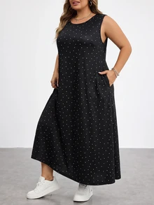 SHEIN CURVE+ 加大洋裝 - 彩色 - 查看 3