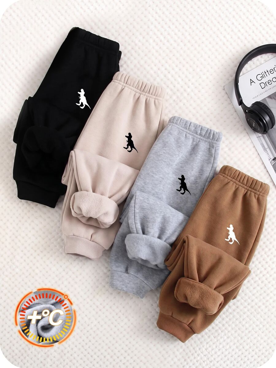 SHEIN 4 Buah Celana Pendek Bayi Laki-laki Musim Dingin - MultiWarna - View 1