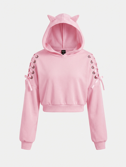 SHEIN Girlism بلايز ثقيلة فتاة صغيرة