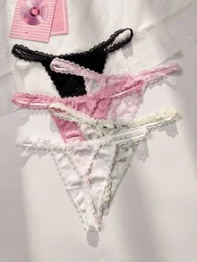 PetitDoll 2件組女款丁字褲 - 彩色 - 查看 2