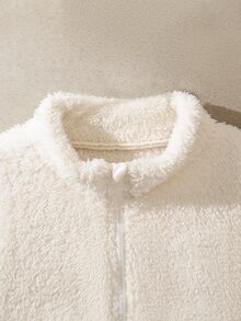 SHEIN Tween Girls Jackets - Apricot - View 6