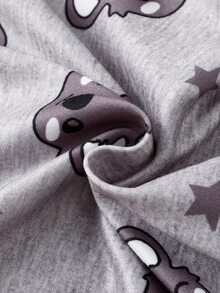 Conjunto de Pijama y Gorro con Estampado de Koala para Bebé Recién Nacido - Gris Claro - Ver 5