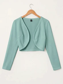 SHEIN EZwear 女式輕質夾克 - 綠色 - 查看 1