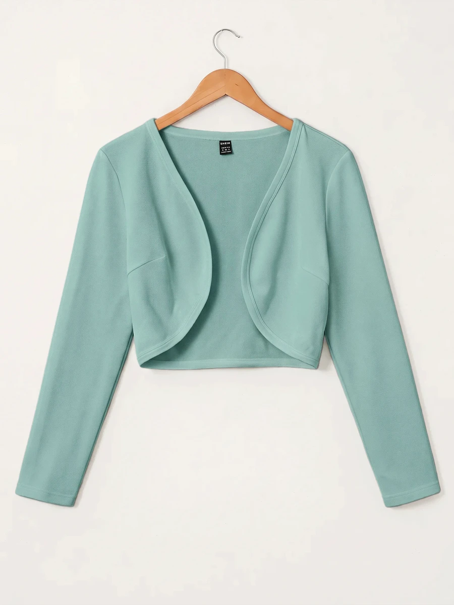 SHEIN EZwear 女式輕質夾克 - 綠色 - 查看 1