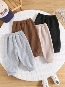 SHEIN 4 Buah Celana Pendek Bayi Laki-laki Musim Dingin - MultiWarna - View 2