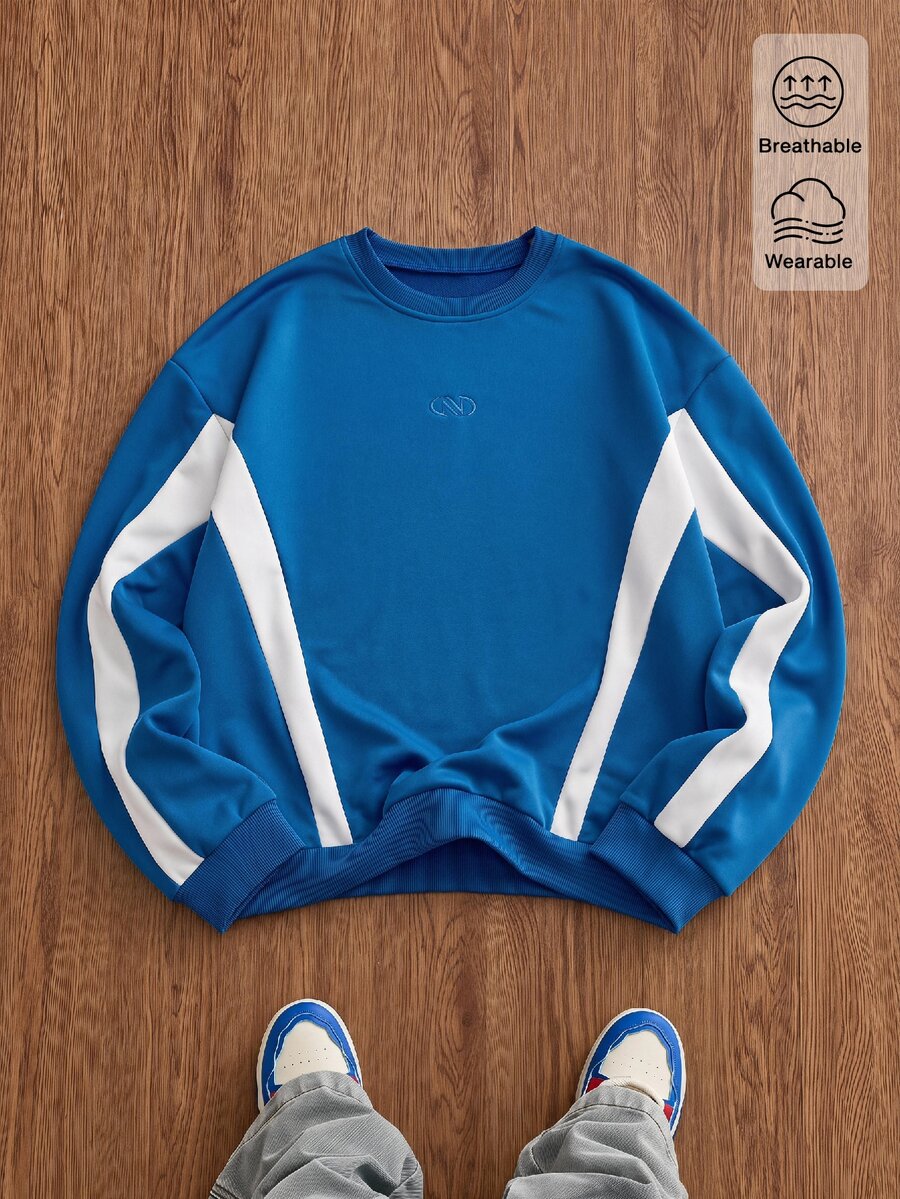 SWAVVY Men Sweatshirts - Blue - View 1