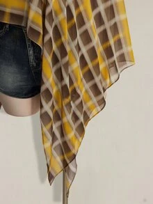 SHEIN ICON 大碼女士上衣 - 彩色 - 查看 4