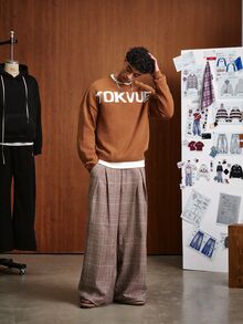 TOKVUE Jerseys para Hombre - Marrón - Ver 6