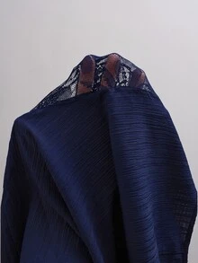EMERY ROSE Plus Size Blouses - Navy Blue - View 8